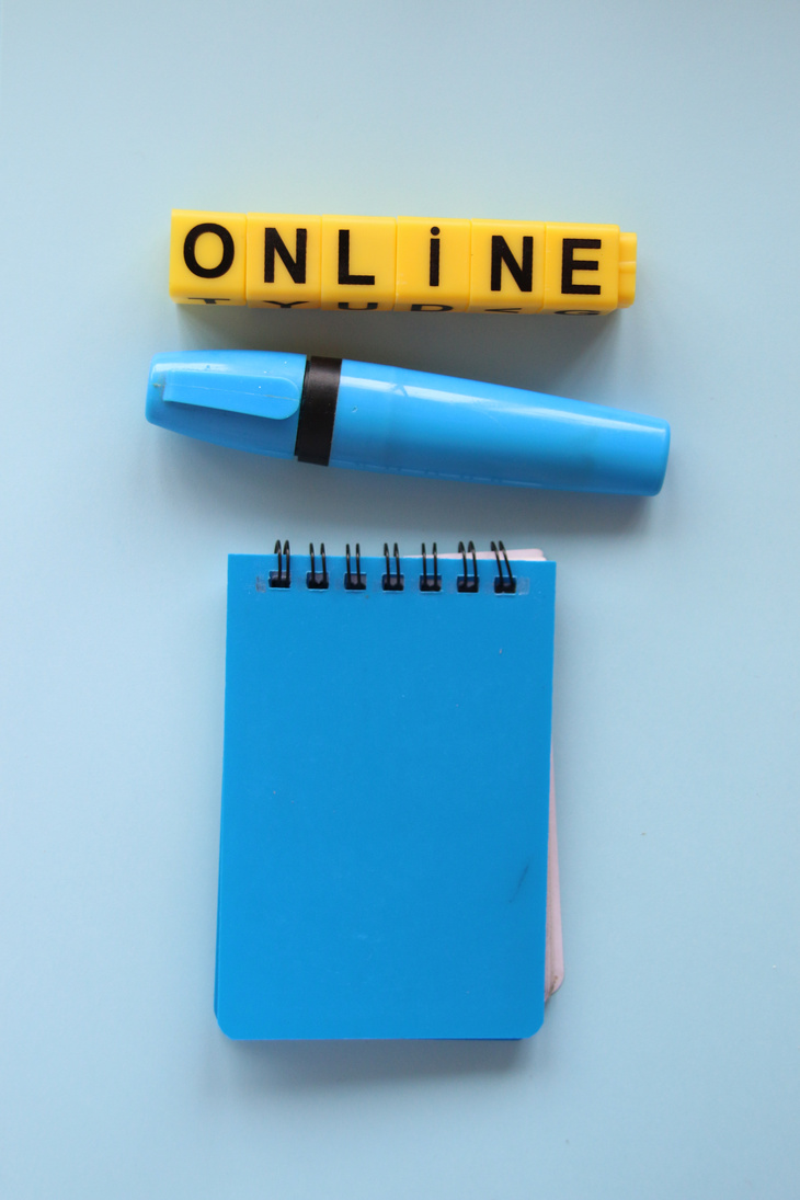 online school or online courses  concept